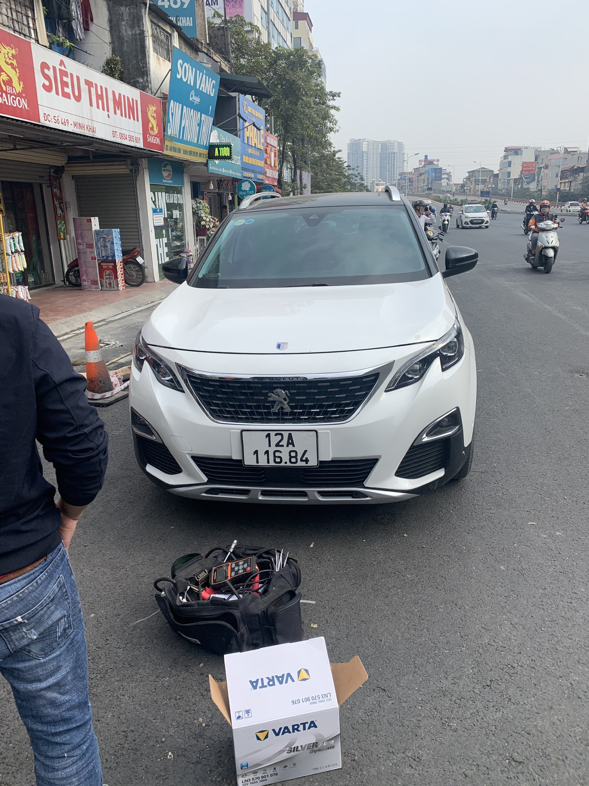 Ắc quy Varta AGM LN3 70AH cho xe Peugeot 5008