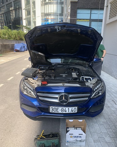 Ắc quy cho xe Mercedes benz c200