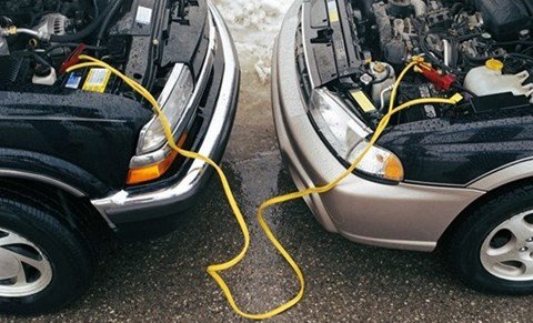 Hướng dẫn câu bình ắc quy từ 2 xe khác nhau